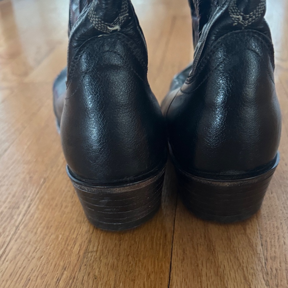 Dan Post Midnight Black Western Boots - Picture 3 of 9